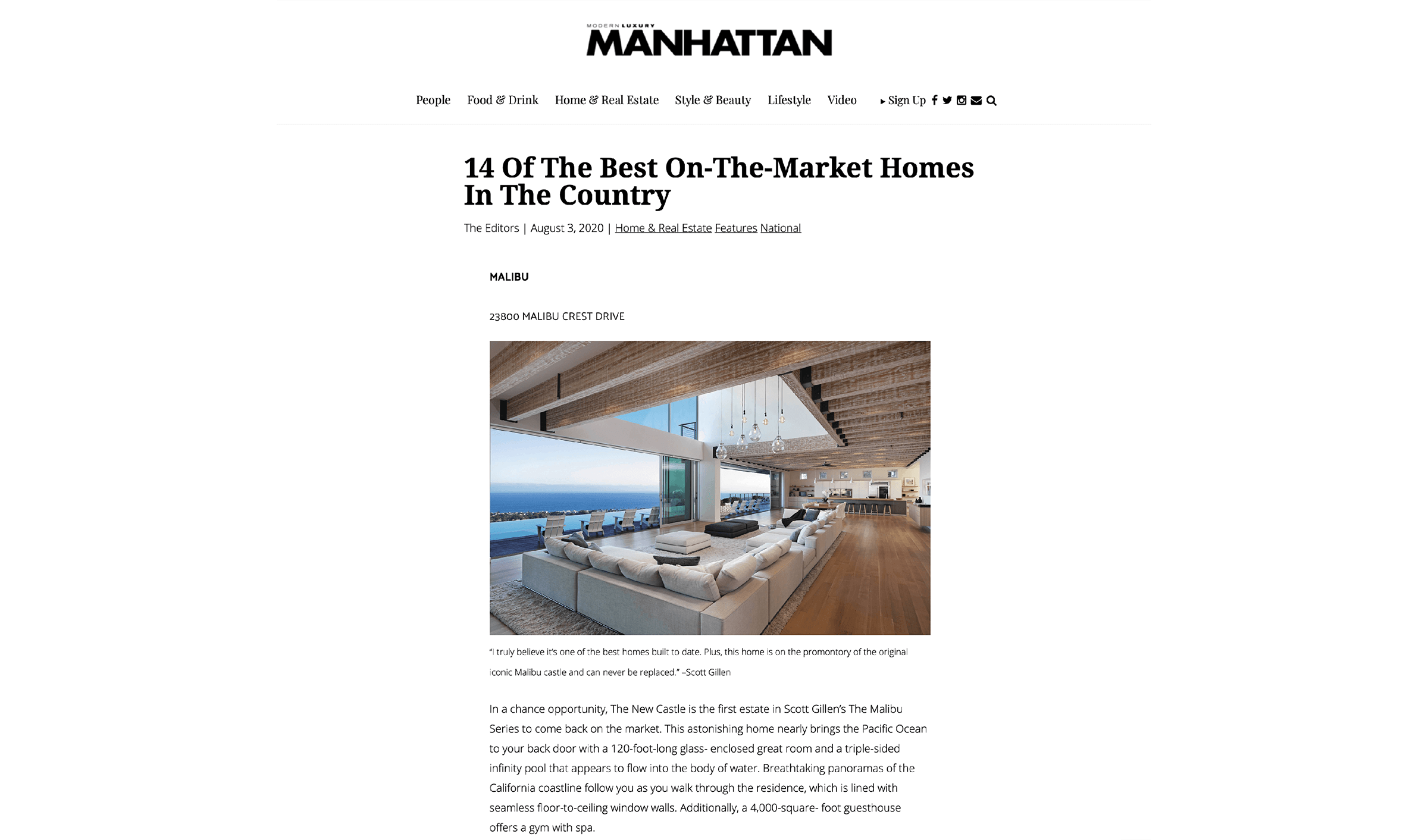 Modern Luxury Manhattan
